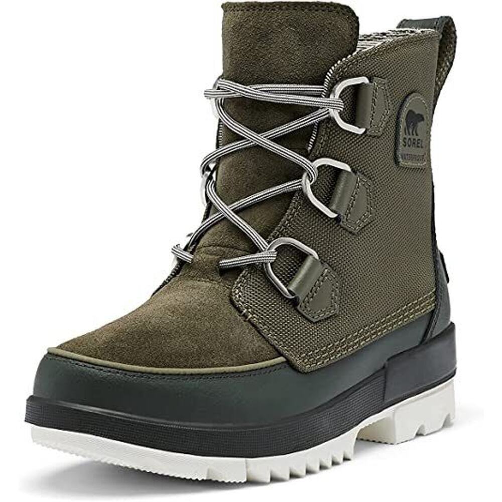 NEW SOREL Tivoli IV Insulated Winter Boots Alpine Tundra Dark Moss Women's 6